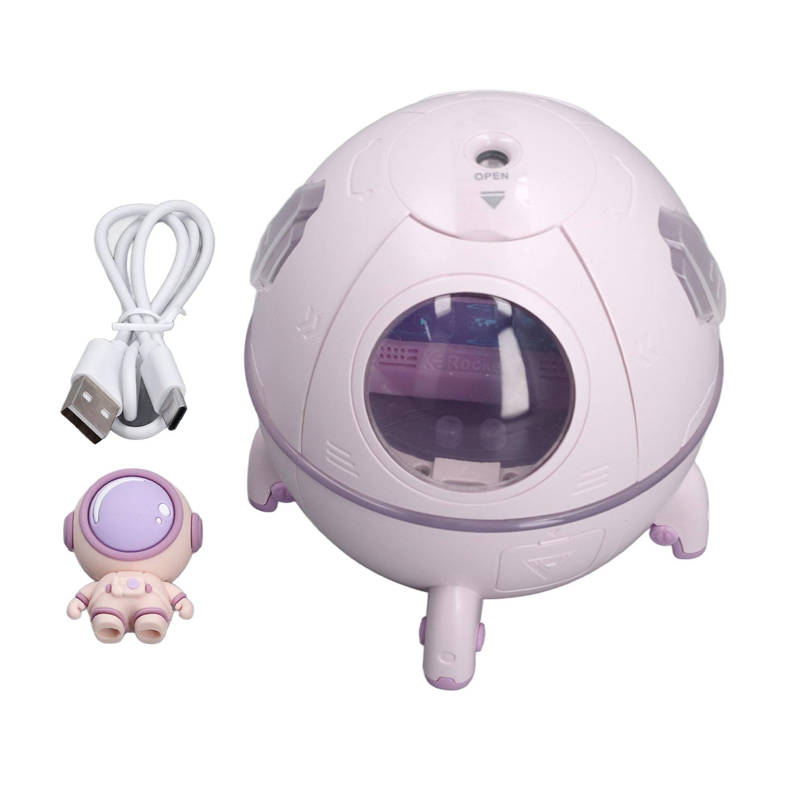 220ml Space Capsule Humidifier USB Large Fog Mini Humidifier Mute Night Light Humidifier for Home світло-фіолетового кольору
220ml Space Capsule Humidifier USB Large Fog Mini Humidifier Mute Night Light Humidifier for Home світло-фіолетового кольору