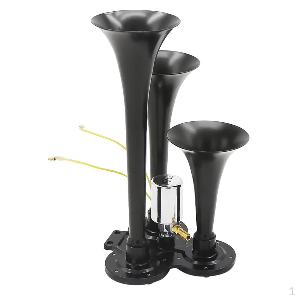 12V-24V Air Horn Kit Triple Trumpet Train for Car Truck Boat RV LOUD
12V-24V Air Horn Kit Triple Trumpet Train for Car Truck Boat RV LOUD