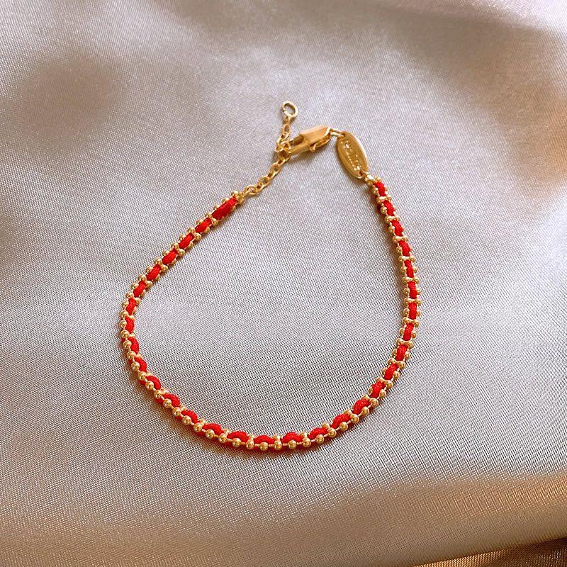 Браслет Golicc Gold Twist Weave для женщин, легкая роскошь, изысканный, 2025, новый, ремешок, браслет из аллювиального золота Braided red rope
Браслет Golicc Gold Twist Weave для женщин, легкая роскошь, изысканный, 2025, новый, ремешок, браслет из аллювиального золота Braided red rope