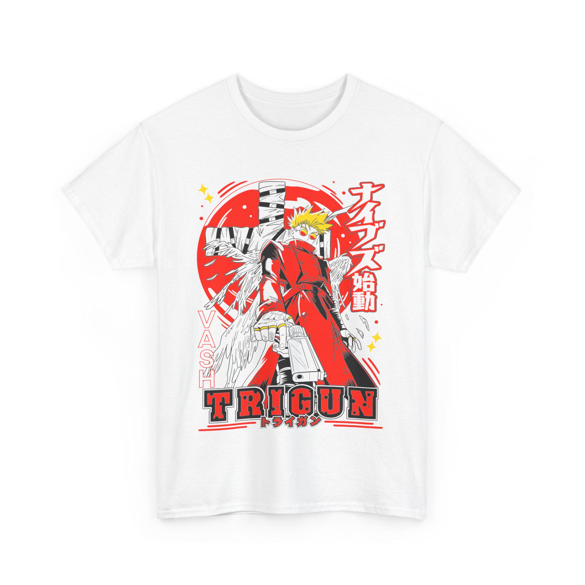 Trigun Tshirt Vash The Stampede Moon Fun Comedy Boy Anime Manga Gift Shirt Mens Round Neck Short Sleeve Tshirt 4XL
Trigun Tshirt Vash The Stampede Moon Fun Comedy Boy Anime Manga Gift Shirt Mens Round Neck Short Sleeve Tshirt 4XL