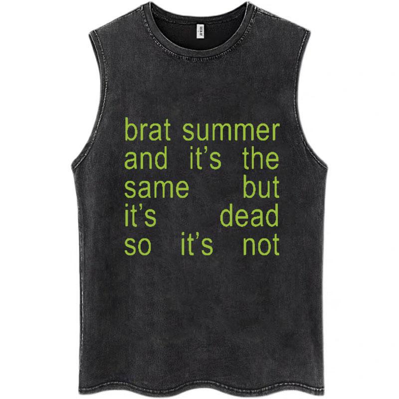 Charli Xcx Brat Album Tour Sleeveless T-Shirt Men Women Harajuku Vintage Tank Tops Cotton Casual Oversized Streetwear 3XL
Charli Xcx Brat Album Tour Sleeveless T-Shirt Men Women Harajuku Vintage Tank Tops Cotton Casual Oversized Streetwear 3XL