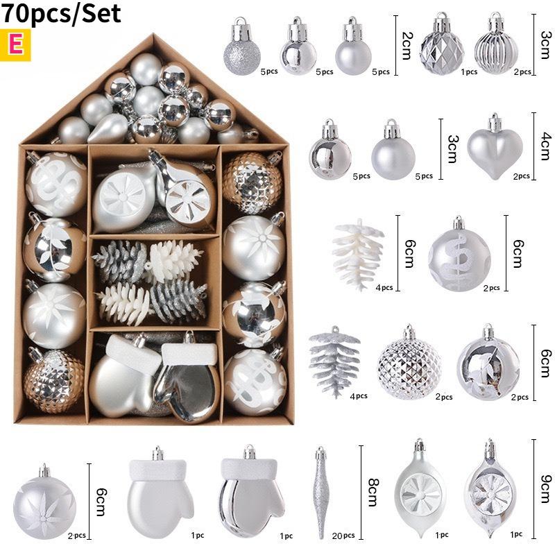 Christmas Balls 70 Painted Xmas Special-Shaped Christmas Electroplating Christmas Tree Hanging Decorations Xmas Ball Set 2025
Christmas Balls 70 Painted Xmas Special-Shaped Christmas Electroplating Christmas Tree Hanging Decorations Xmas Ball Set 2025