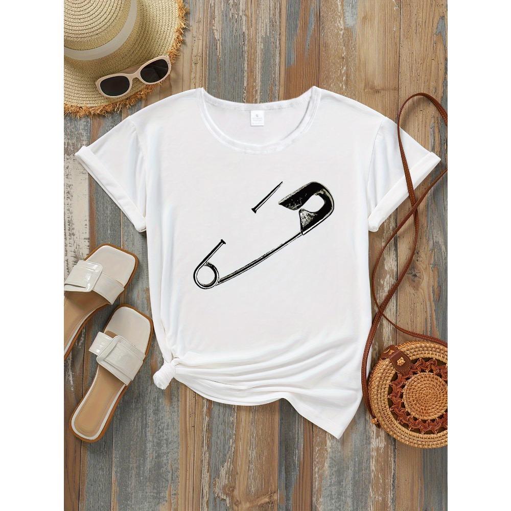 Women s Style Pin Pattern Short Sleeve T-Shirt Summer Short Sleeved Harajuku Streetwear Tops Tees Clothes 3XL
Women s Style Pin Pattern Short Sleeve T-Shirt Summer Short Sleeved Harajuku Streetwear Tops Tees Clothes 3XL