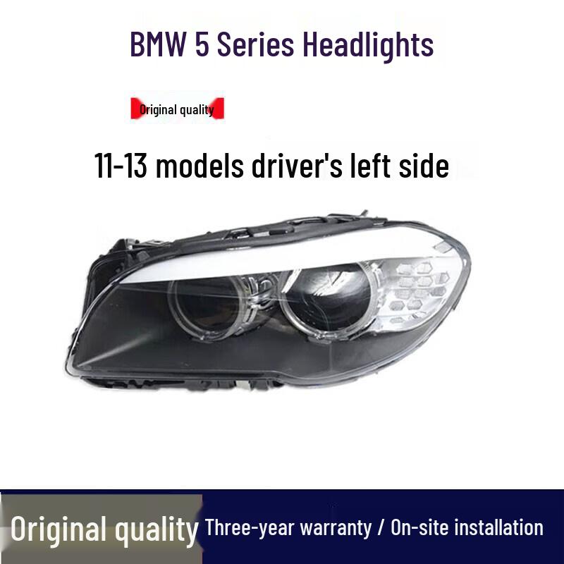 BMW 5 Series F18/F10 Headlight Assembly for Models 520, 523, 525, 528, 535, 530i Single Pack
BMW 5 Series F18/F10 Headlight Assembly for Models 520, 523, 525, 528, 535, 530i Single Pack