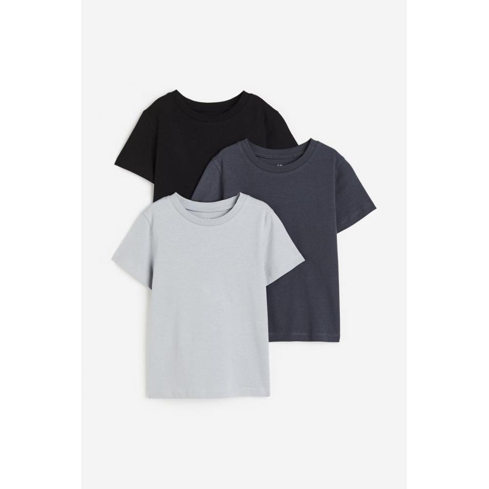 Футболка из трех предметов HM Серый Черный
Футболка из трех предметов HM Серый Черный