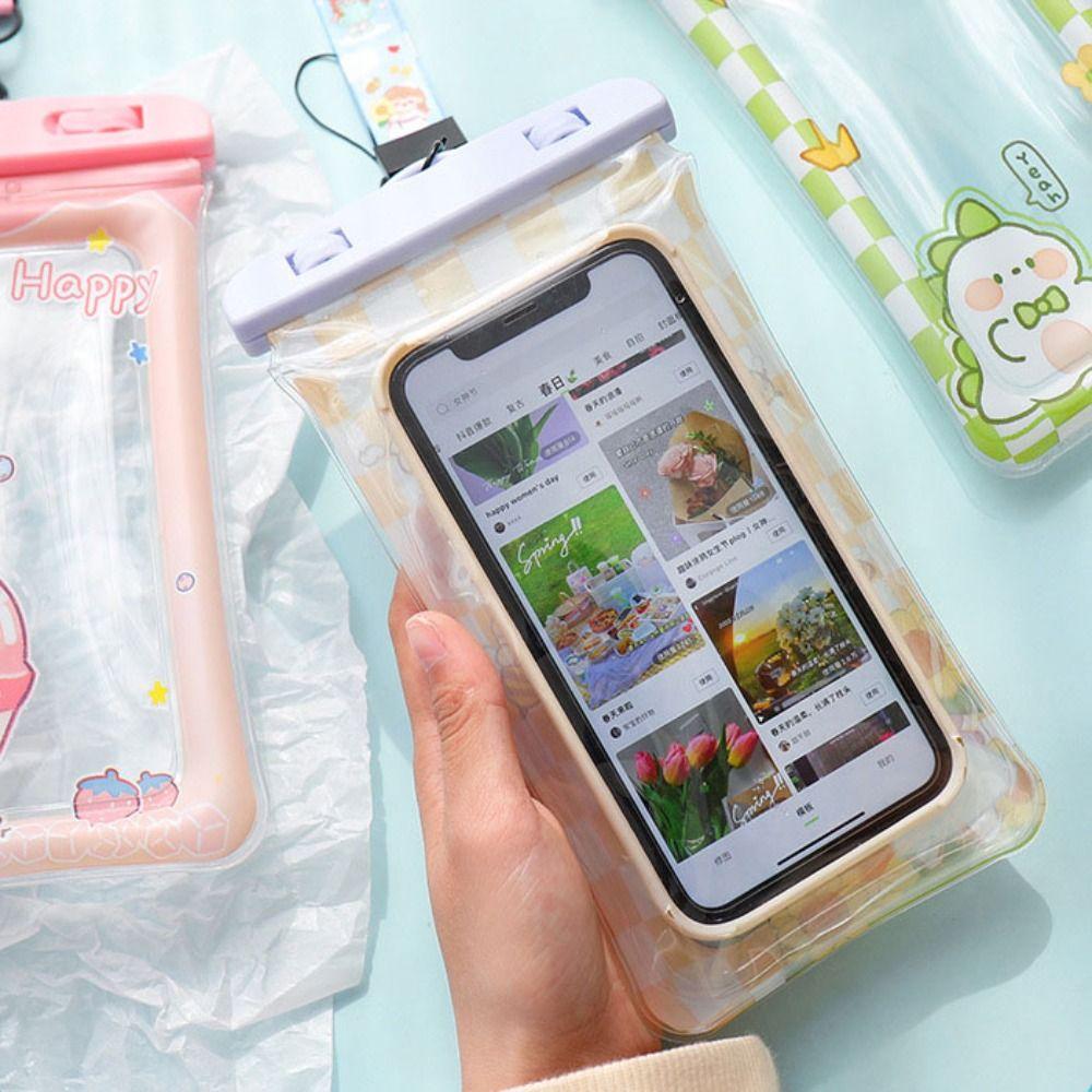 Seal Type Waterproof Phone Pouch Underwater Dry Phone Hanging Bag Screen Rainproof Bag Surfing
Seal Type Waterproof Phone Pouch Underwater Dry Phone Hanging Bag Screen Rainproof Bag Surfing