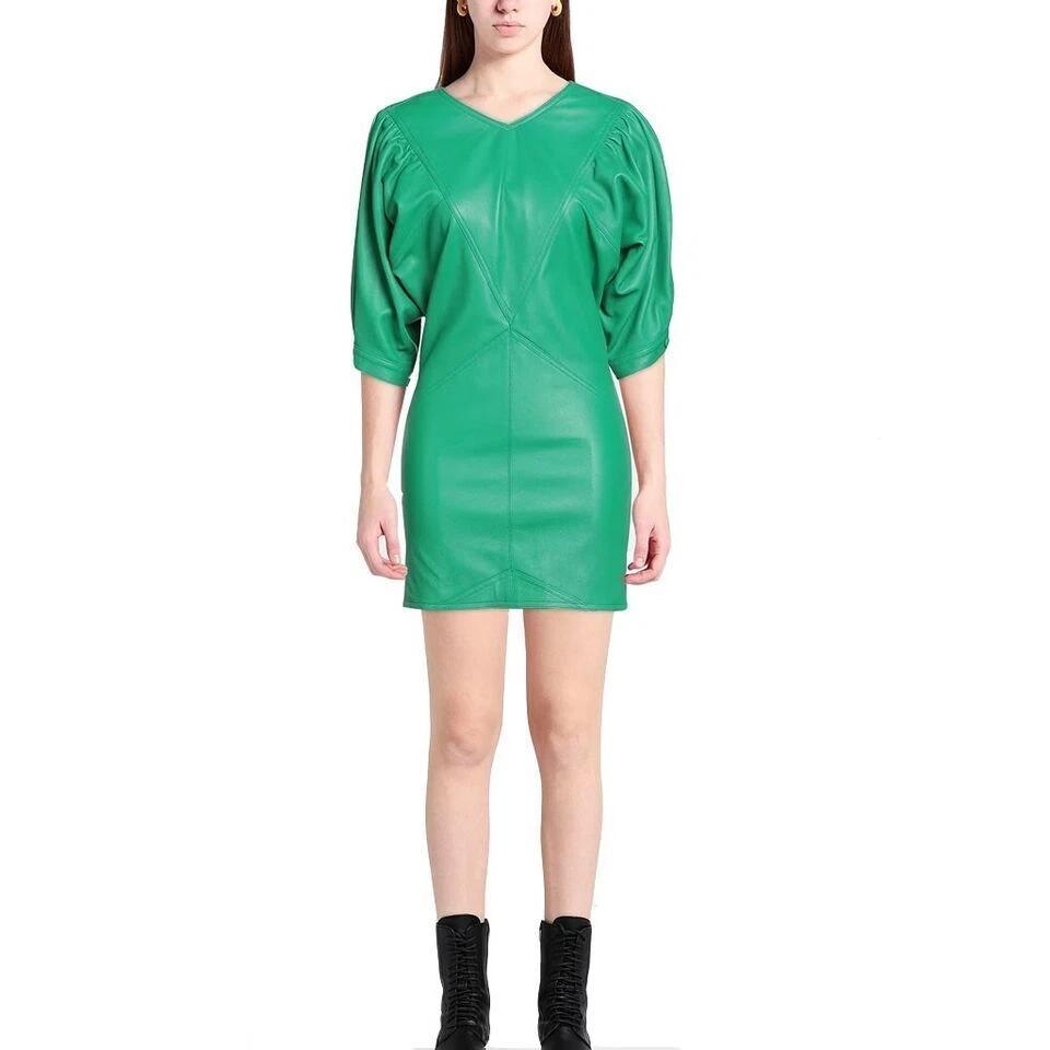 Designer Casual Party Formal Women Dress Genuine Leather Dress Handmade Stylish 3XL зелёный
Designer Casual Party Formal Women Dress Genuine Leather Dress Handmade Stylish 3XL зелёный