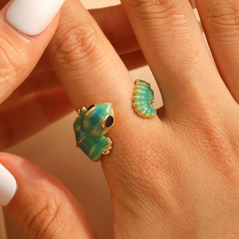 Gothic Green Lizard Open Ring for Women Hip-Hop Cute Animal Adjustable Rings Personality Zircon Accessories зелёный
Gothic Green Lizard Open Ring for Women Hip-Hop Cute Animal Adjustable Rings Personality Zircon Accessories зелёный