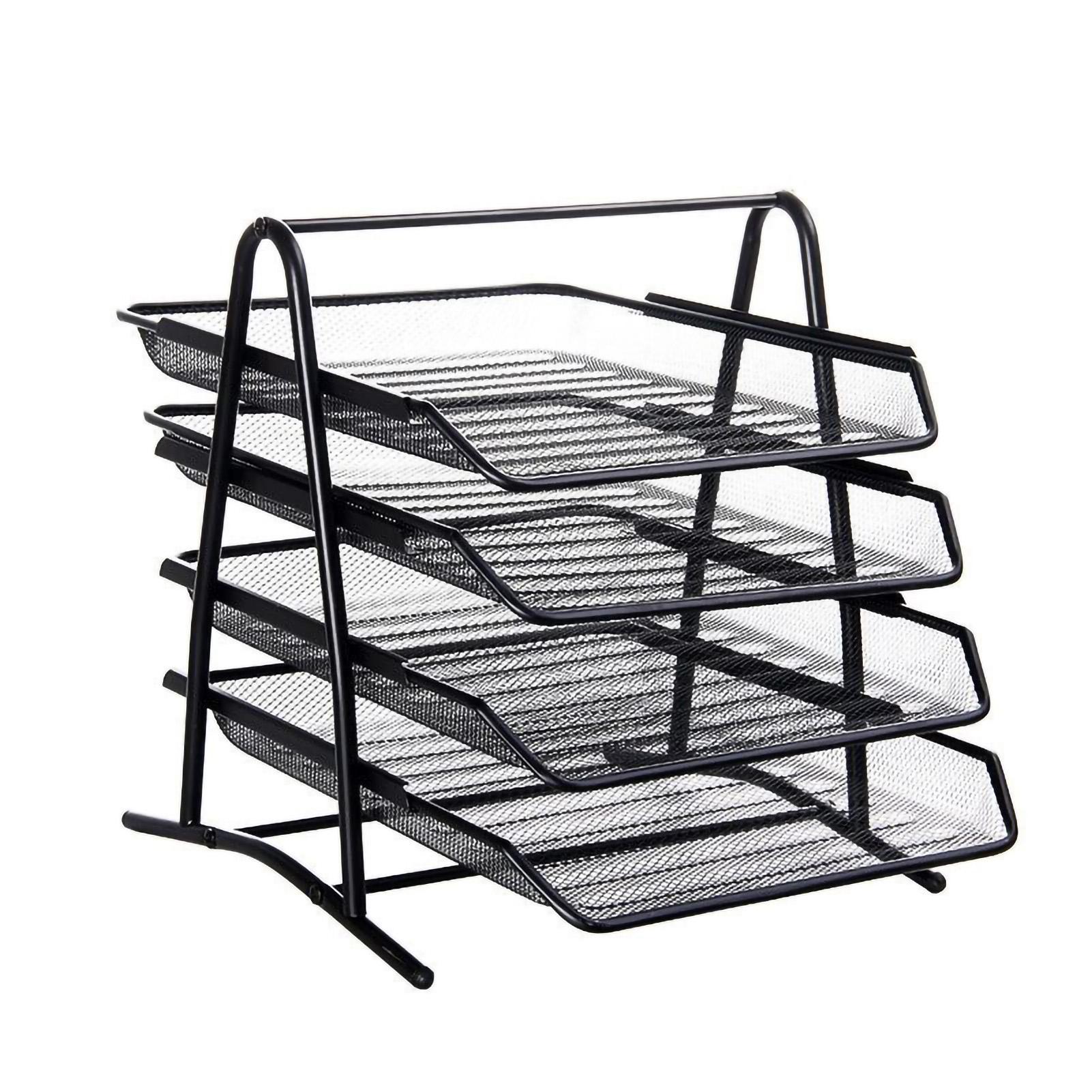 Desk File Organizer 4 Compartments Durable Metal Mesh Simple Aasembly Desktop File Organizer 4
Desk File Organizer 4 Compartments Durable Metal Mesh Simple Aasembly Desktop File Organizer 4