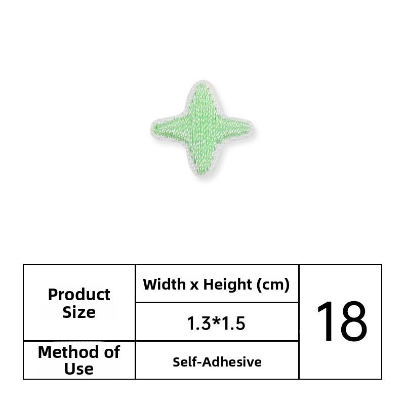 Self-Adhesive Star Fabric Patches for Clothing Jeans oe Repairs Decorative Embelliments Small Tears DIY Sewing Accories
Self-Adhesive Star Fabric Patches for Clothing Jeans oe Repairs Decorative Embelliments Small Tears DIY Sewing Accories