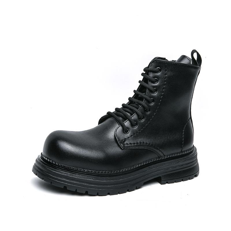 Men s leather boots large size autumn and winter new Martin boots fashion couple round head thick sole tooling leather boots 36
Men s leather boots large size autumn and winter new Martin boots fashion couple round head thick sole tooling leather boots 36