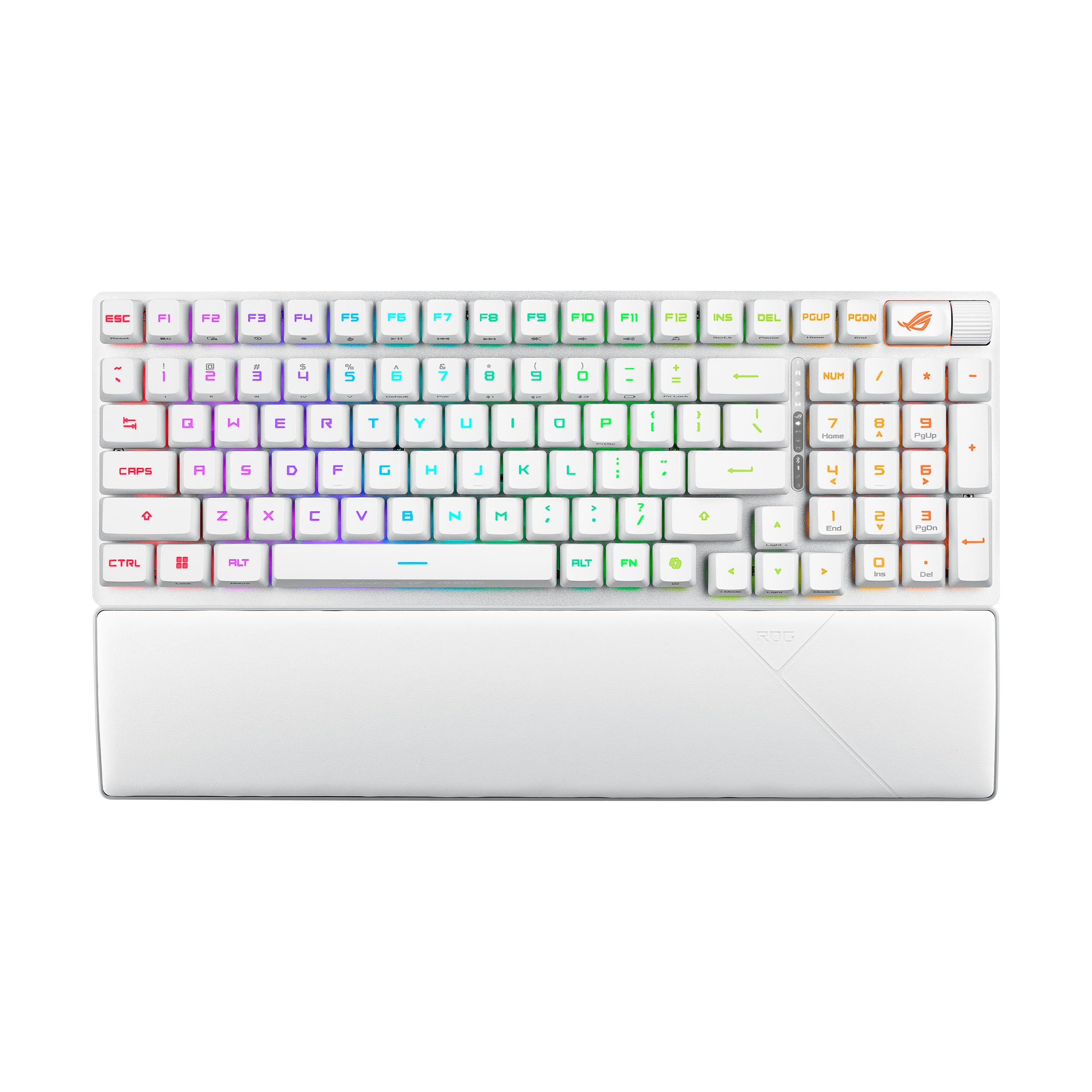 Бездротова ігрова клавіатура ASUS ROG Strix Scope II 96 RX Біла розкладка Оптичний перемикач клавіш Бездротове підключення USB Багатофункціональне керування Bluetooth Тиха
Бездротова ігрова клавіатура ASUS ROG Strix Scope II 96 RX Біла розкладка Оптичний перемикач клавіш Бездротове підключення USB Багатофункціональне керування Bluetooth Тиха