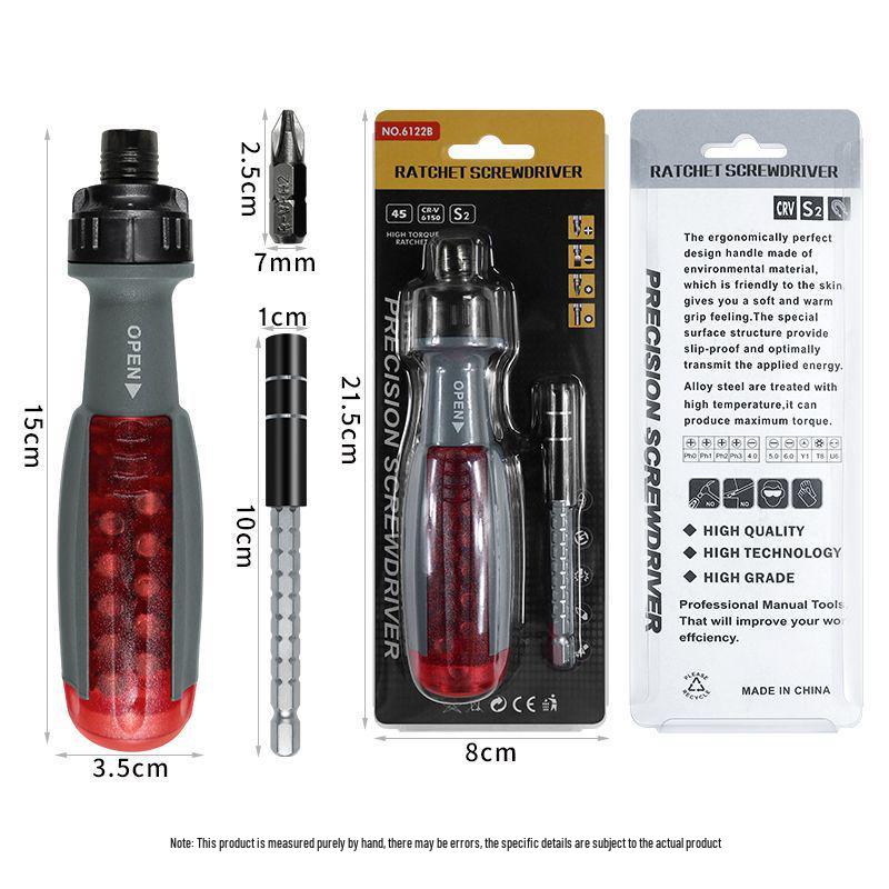 Тріскачковий телескопічний набір викруток з шилом незвичайної форми та бітами Torx
Тріскачковий телескопічний набір викруток з шилом незвичайної форми та бітами Torx