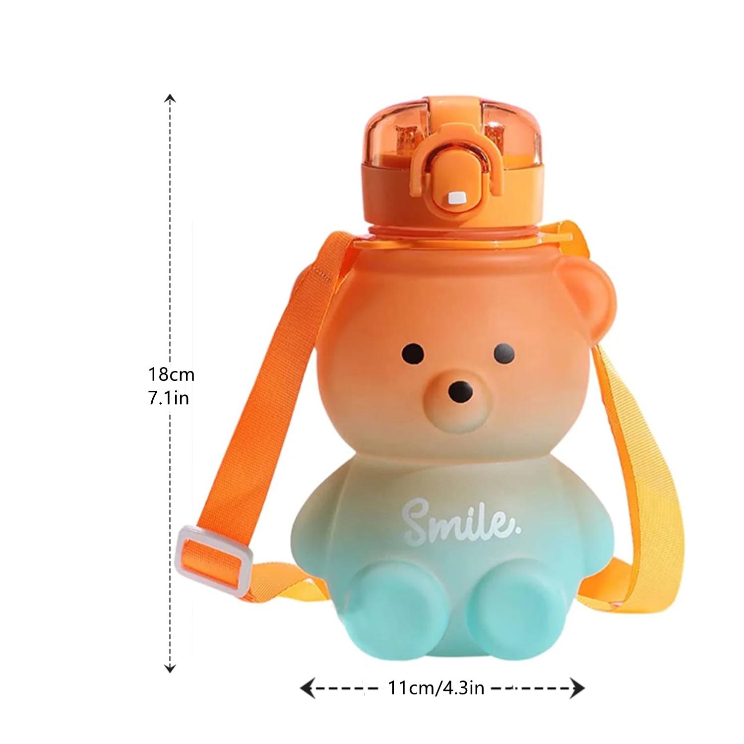 Kawaii Bear Water Straw Bottle 700ml Cute Kids Portable Leakproof Drinking Cups with Strap for Girl School Outdoor Traveling 701-800ml розовый
Kawaii Bear Water Straw Bottle 700ml Cute Kids Portable Leakproof Drinking Cups with Strap for Girl School Outdoor Traveling 701-800ml розовый