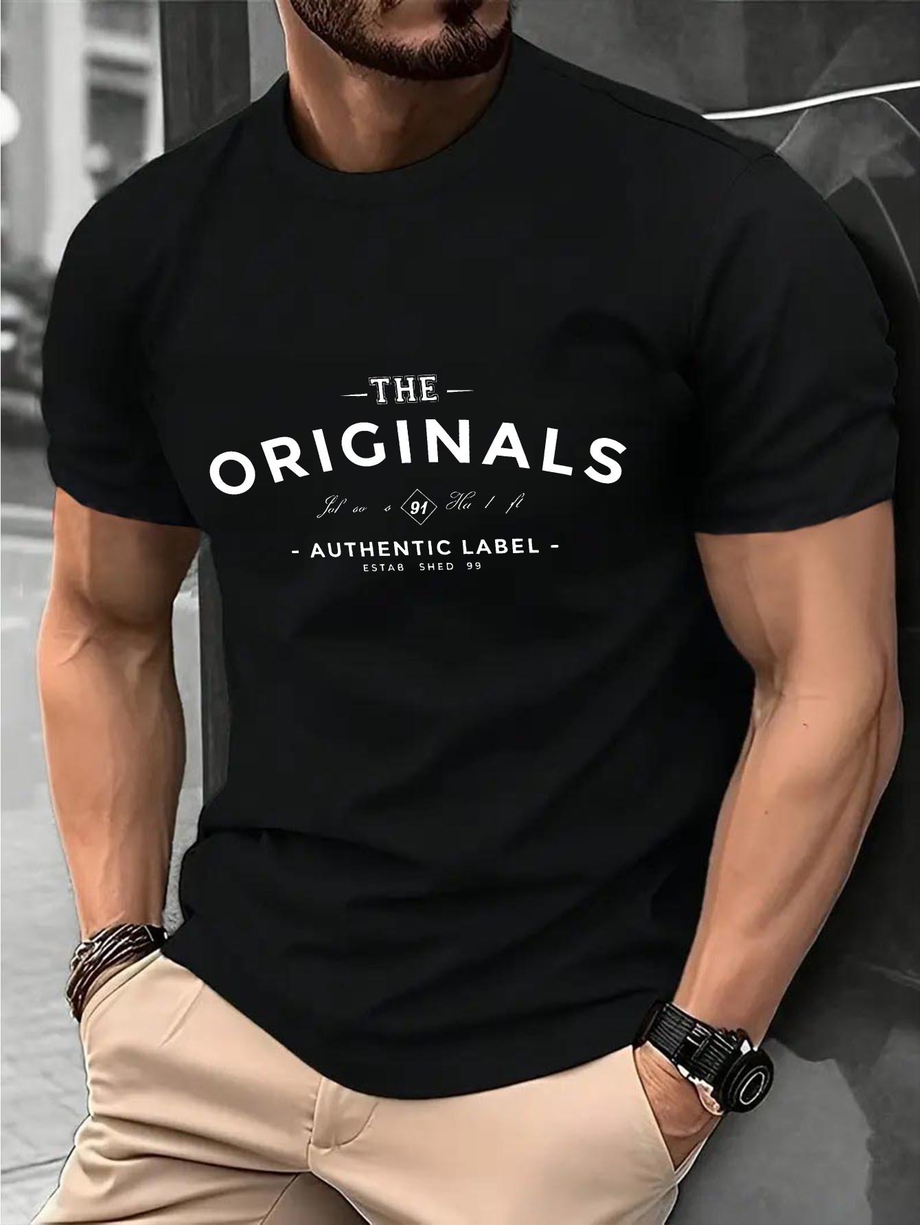Vintage Graphic T-shirt - White Retro Tee with THE ORIGINALS Design - Breathable Cotton Blend Fabric for Gym M
Vintage Graphic T-shirt - White Retro Tee with THE ORIGINALS Design - Breathable Cotton Blend Fabric for Gym M