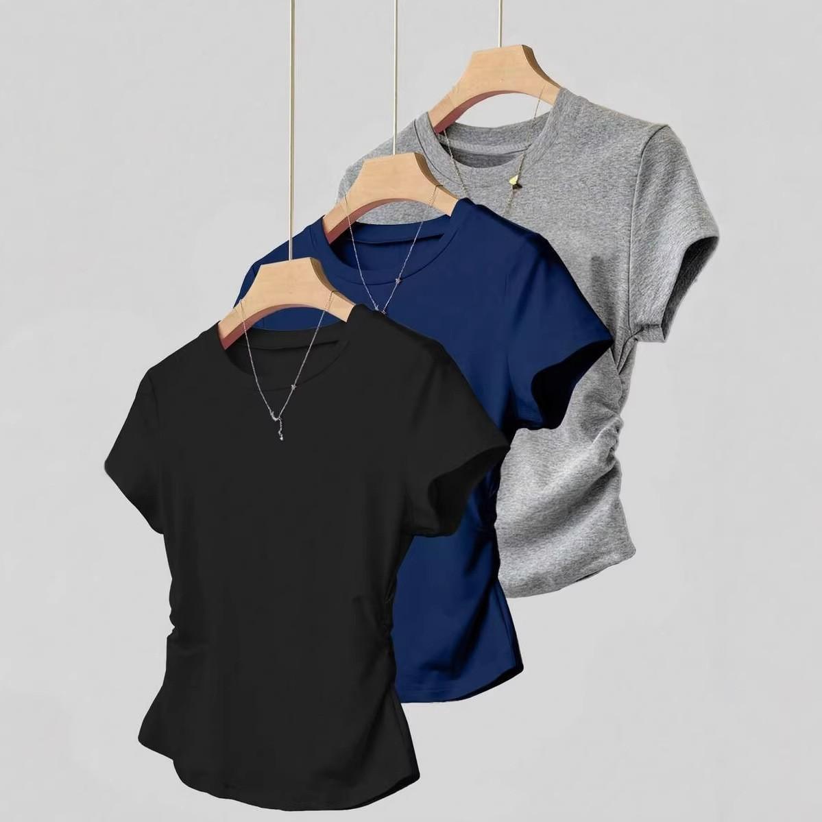 Accessories Summer Popular Ladies Folded Short Slim T-Shirt Women s Clothing Factory XS
Accessories Summer Popular Ladies Folded Short Slim T-Shirt Women s Clothing Factory XS