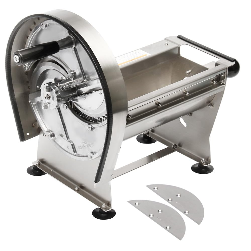 Commercial Vegetable Slicer 2 Blades Cabbage Slicer Manual with 2 Spare Blades Rotary KIPROSTAR Cabbage Shredded Slicer PRO-VSM135 серебряный
Commercial Vegetable Slicer 2 Blades Cabbage Slicer Manual with 2 Spare Blades Rotary KIPROSTAR Cabbage Shredded Slicer PRO-VSM135 серебряный