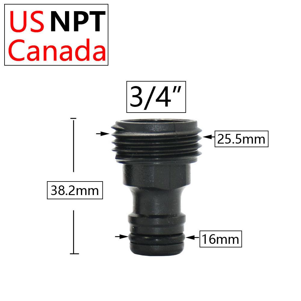 1pcs Brass 3/4 NPT Male Female Thread Quick Connector Nipple Plastic Car Wash Pipe Hose Fitting Garden Irrigation System
1pcs Brass 3/4 NPT Male Female Thread Quick Connector Nipple Plastic Car Wash Pipe Hose Fitting Garden Irrigation System