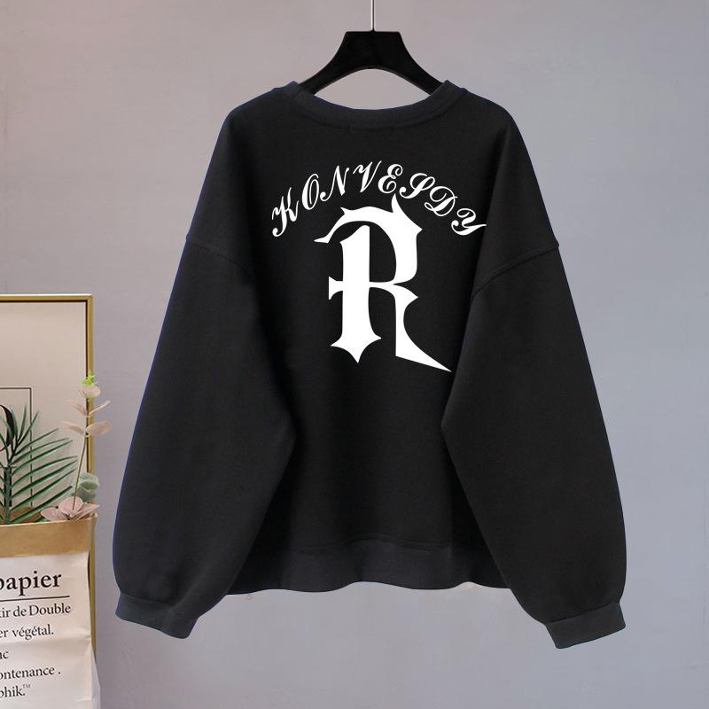 2025 autumn new fashion foreign style velvet thickened student winter letter printing age-reducing sweater women XXXXL
2025 autumn new fashion foreign style velvet thickened student winter letter printing age-reducing sweater women XXXXL