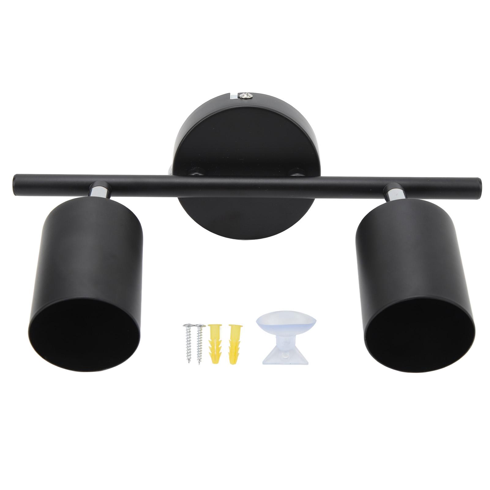 LED Track Light Kit 2 Heads 10.8in Track 90 Degrees Rotatable 2 Light Track Lighting Kit for GU10
LED Track Light Kit 2 Heads 10.8in Track 90 Degrees Rotatable 2 Light Track Lighting Kit for GU10