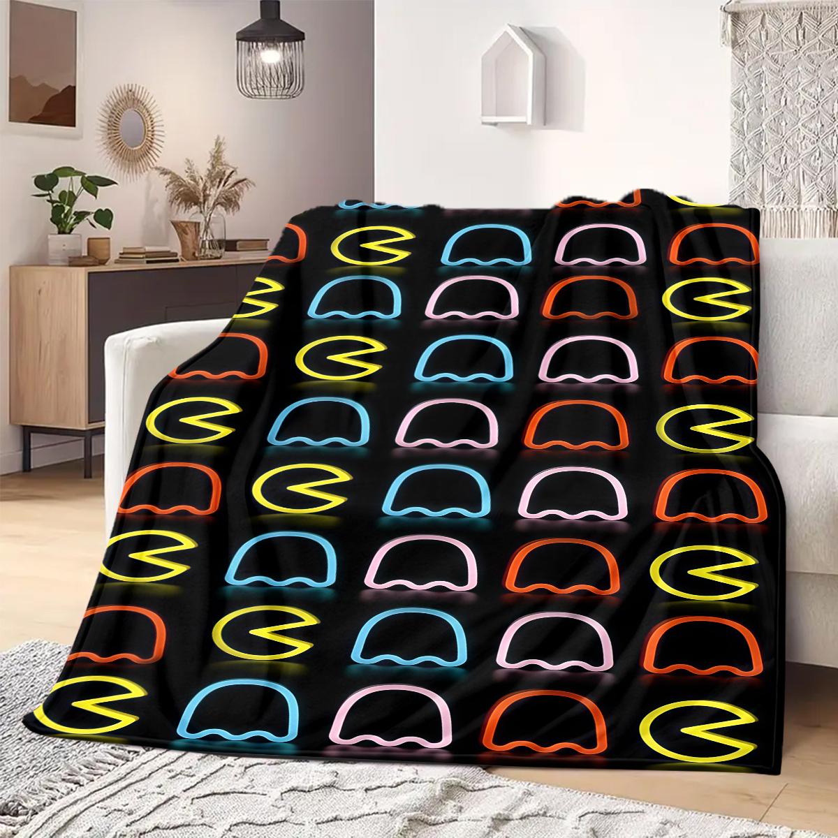 PacMan Anime Print Blanket Warm Comfortable Flannel Blanket Suitable for Bedrooms, Sofas, Beds, Chairs, Picnics, Travel 75x90cm
PacMan Anime Print Blanket Warm Comfortable Flannel Blanket Suitable for Bedrooms, Sofas, Beds, Chairs, Picnics, Travel 75x90cm