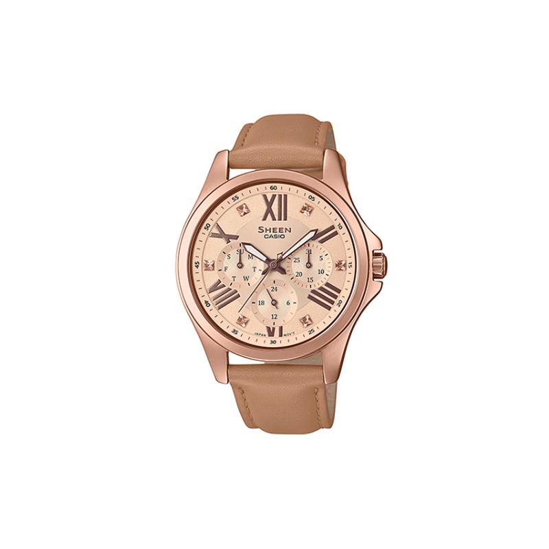 Casio SHEEN series 50 meters waterproof quartz movement leather strap Japanese and Korean watch women s watch gold dial SHE-3806GL-9A золотой
Casio SHEEN series 50 meters waterproof quartz movement leather strap Japanese and Korean watch women s watch gold dial SHE-3806GL-9A золотой