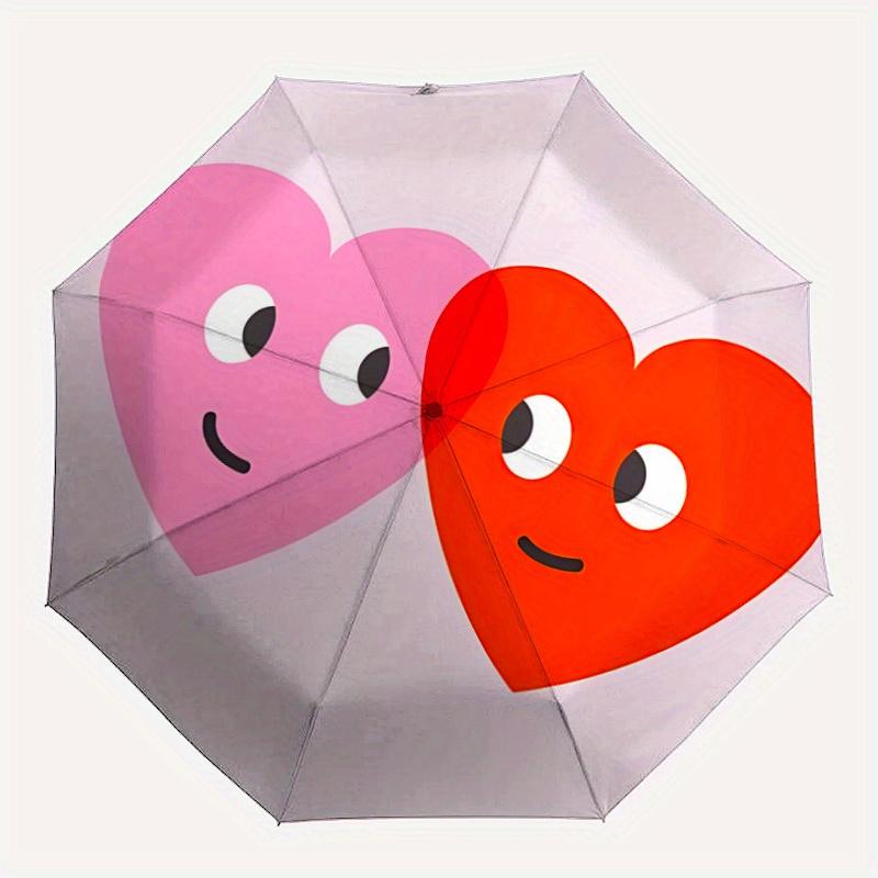 1pc Heart Couple, Love Icons Automatic Folding Umbrella, Portable & Foldable Design with 8 Ribs, Casual Outdoor Accessory yy250805139
1pc Heart Couple, Love Icons Automatic Folding Umbrella, Portable & Foldable Design with 8 Ribs, Casual Outdoor Accessory yy250805139