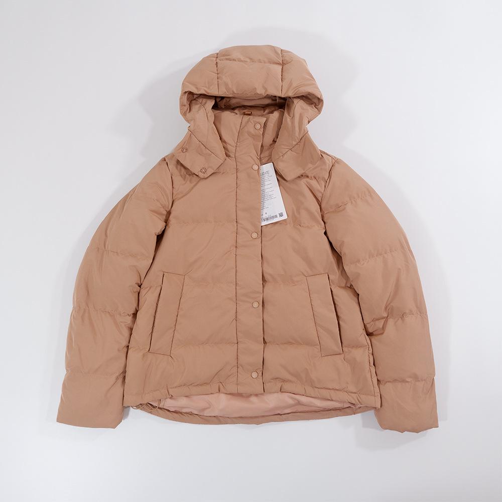 Куртка пуховая с капюшоном - Зимне-осенняя одежда для фитнеса и йоги, Съемная, Свободного кроя Size 10 (140-160 lbs)