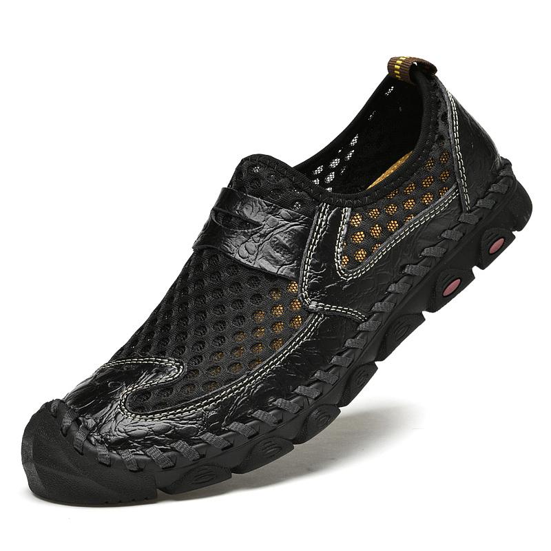 Лоскутная повседневная обувь для мужчин, летние дышащие сетчатые мужские мокасины, мужские кроссовки для активного отдыха, обувь ручной работы на плоской подошве для ходьбы 38 чёрный
Лоскутная повседневная обувь для мужчин, летние дышащие сетчатые мужские мокасины, мужские кроссовки для активного отдыха, обувь ручной работы на плоской подошве для ходьбы 38 чёрный