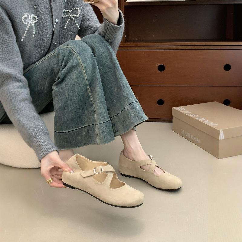 Simple and versatile suede cross-buckle inner height-increasing Mary Jane shoes women s shoes gentle ballet single shoes 35 абрикосовий
Simple and versatile suede cross-buckle inner height-increasing Mary Jane shoes women s shoes gentle ballet single shoes 35 абрикосовий