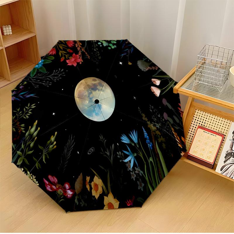 Moonlit Forest Garden (2) Printed umbrella windproof folding umbrella portable sun and rain umbrella suitable for gifting
Moonlit Forest Garden (2) Printed umbrella windproof folding umbrella portable sun and rain umbrella suitable for gifting