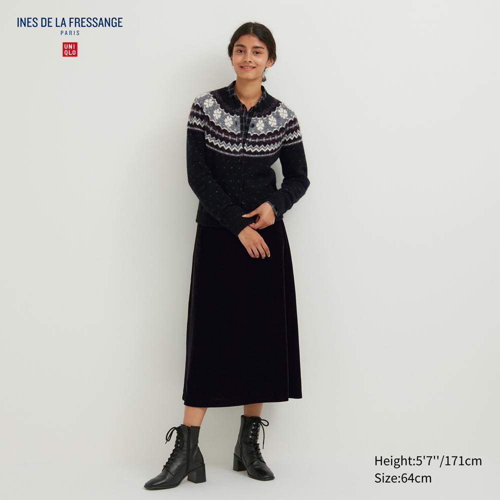Длинная бархатная юбка UNIQLO INES DE LA FRESSANGE 
Длинная бархатная юбка UNIQLO INES DE LA FRESSANGE