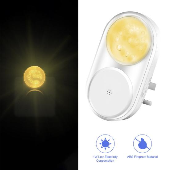 Night Light Intelligent Light Control Wall Plug-in Mini LED Colorful Ambient Lamp for Bedroom UK теплый белый
Night Light Intelligent Light Control Wall Plug-in Mini LED Colorful Ambient Lamp for Bedroom UK теплый белый