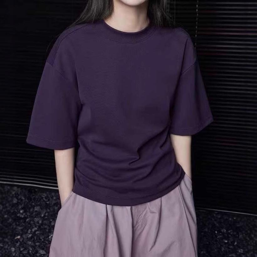 Casual Purple Slimming Round Neck Pullover T-Shirt for Women - Spring/Summer 2025 Collection XL фиолетовый
Casual Purple Slimming Round Neck Pullover T-Shirt for Women - Spring/Summer 2025 Collection XL фиолетовый