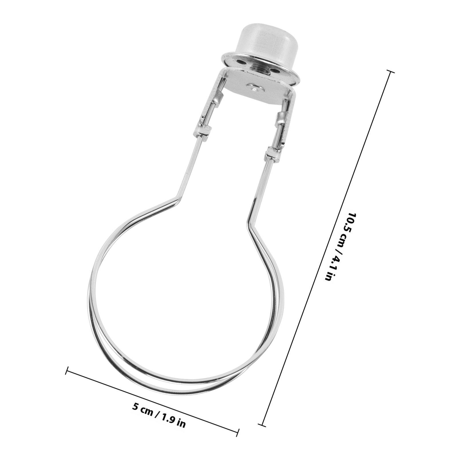 Iron Lamp Shade Adapter Light Bulb Clip with Finial for Table Floor Standing Lamps Lampshade Parts Harp Lamp Shade Adapter срібний
Iron Lamp Shade Adapter Light Bulb Clip with Finial for Table Floor Standing Lamps Lampshade Parts Harp Lamp Shade Adapter срібний