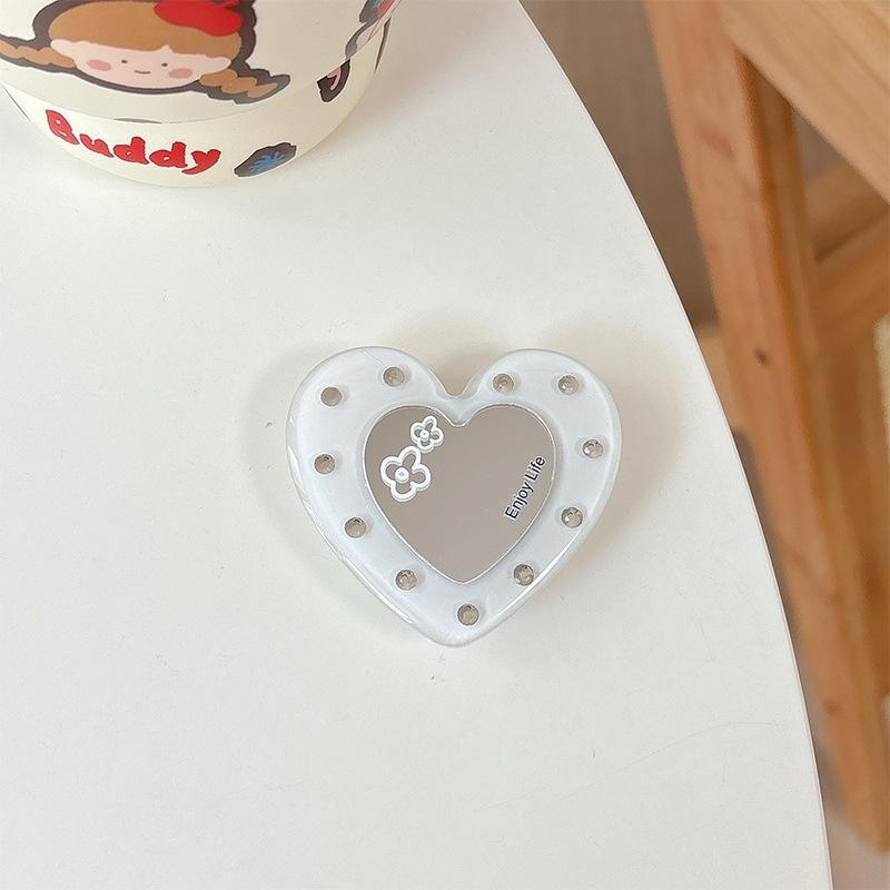Love Small Mirror Mobile Phone Airbag Holder Adhesive Rhinestone Adhesive Telescopic Folding Desktop Lazy
Love Small Mirror Mobile Phone Airbag Holder Adhesive Rhinestone Adhesive Telescopic Folding Desktop Lazy