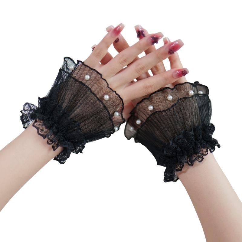 Artificial Pearls Lace Arm Sleeves Faux Cuff Sleeves For Women Photography Wear чёрный
Artificial Pearls Lace Arm Sleeves Faux Cuff Sleeves For Women Photography Wear чёрный