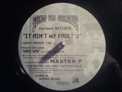 12inch Record SILKK THE SHOCKER - It Ain t My Fault 2 SPRO81152 Priority Record 1999 US Rap & Hip-Hop/R&B Used
12inch Record SILKK THE SHOCKER - It Ain t My Fault 2 SPRO81152 Priority Record 1999 US Rap & Hip-Hop/R&B Used