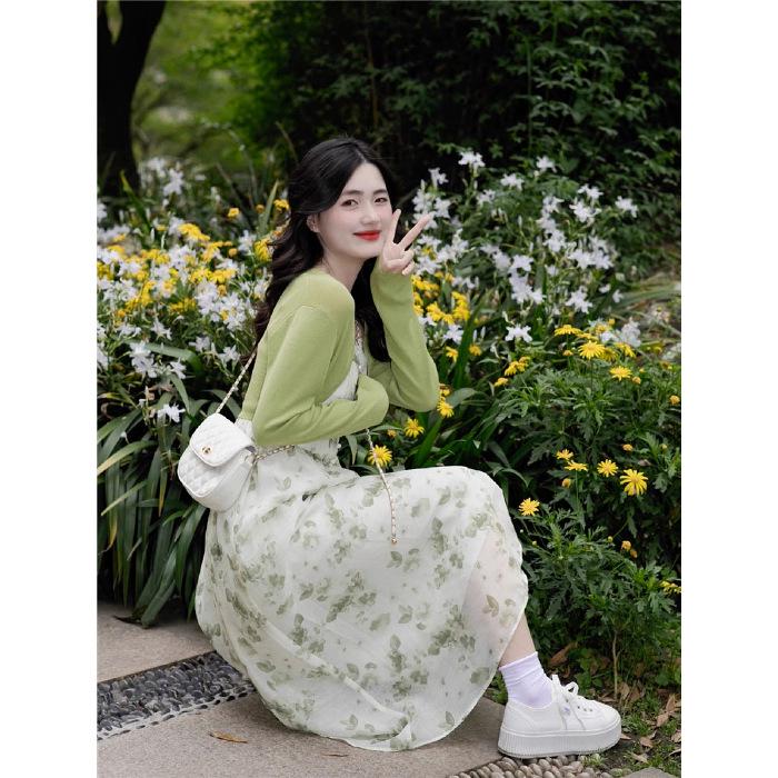 Шифоновое зеленое платье-комбинация на лето с колокольчиком - Женское длинное платье в стиле мори для ранней весны Medium
Шифоновое зеленое платье-комбинация на лето с колокольчиком - Женское длинное платье в стиле мори для ранней весны Medium