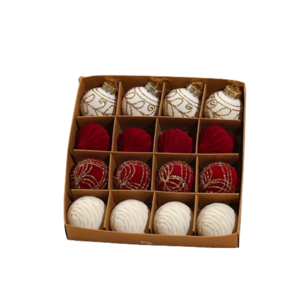 PET Flocking Christmas Balls Set 6cm/8cm Christmas Tree Ornaments Party Favors Style 2
PET Flocking Christmas Balls Set 6cm/8cm Christmas Tree Ornaments Party Favors Style 2