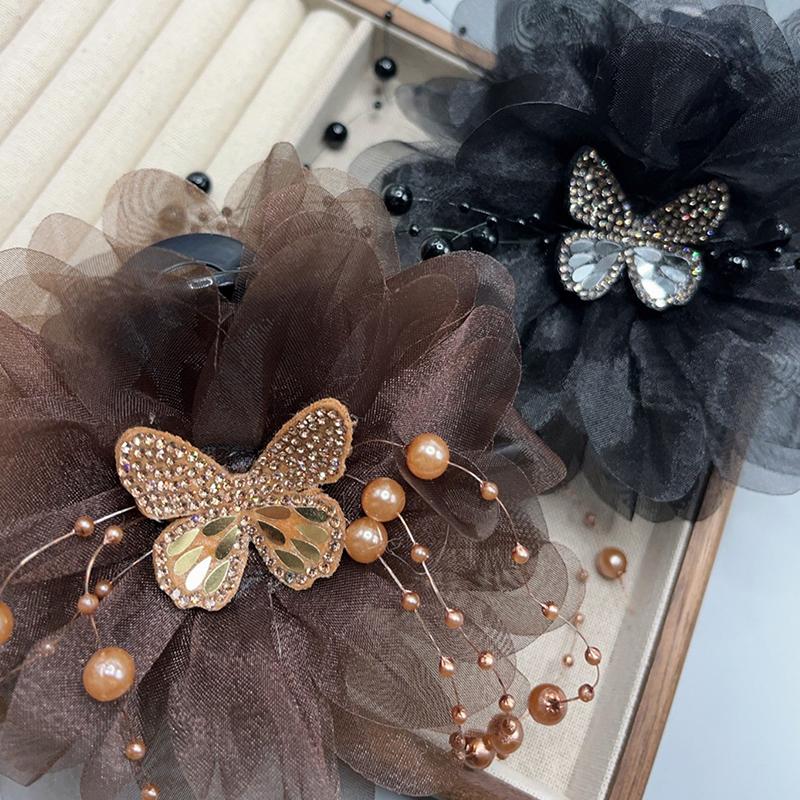 Fashion Elegant Mesh Butterfly Beaded Tassel Hair Claws Women Ponytail Hairpins Headdress Accessories чёрный
Fashion Elegant Mesh Butterfly Beaded Tassel Hair Claws Women Ponytail Hairpins Headdress Accessories чёрный