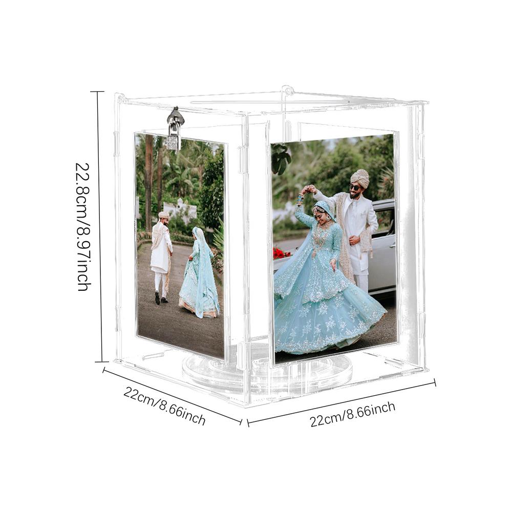 Acrylic Wedding Card Box With Lock For Birthday Party Baby Shower Reception Transparent Money Card Box Letter Envelope Boxes 1 прозрачный
Acrylic Wedding Card Box With Lock For Birthday Party Baby Shower Reception Transparent Money Card Box Letter Envelope Boxes 1 прозрачный