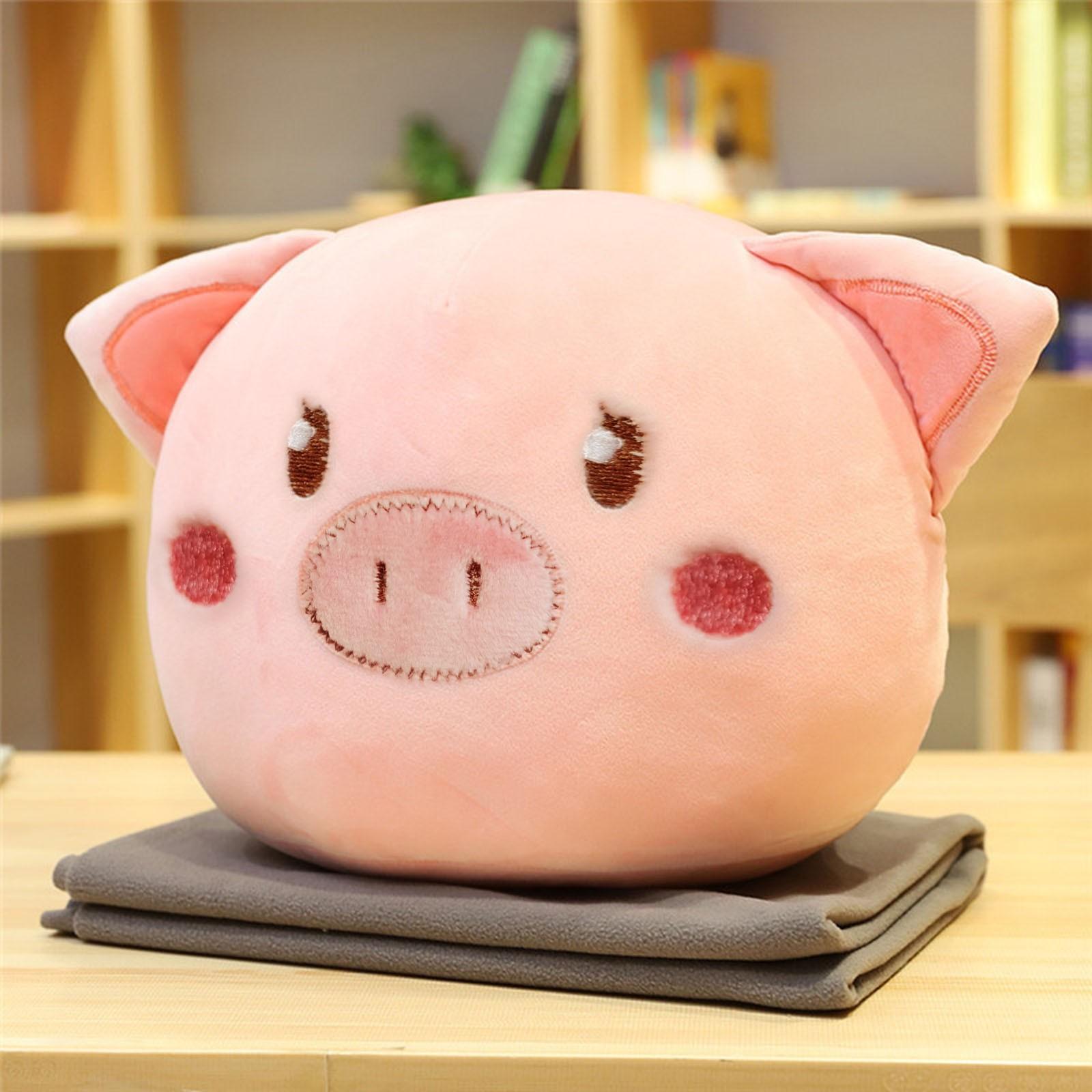 Winter Plush Cartoon Animal Hand Warmer Pillow Blanket Three in One Soft Plush Cushion for Home Office Travel Use розовый
Winter Plush Cartoon Animal Hand Warmer Pillow Blanket Three in One Soft Plush Cushion for Home Office Travel Use розовый