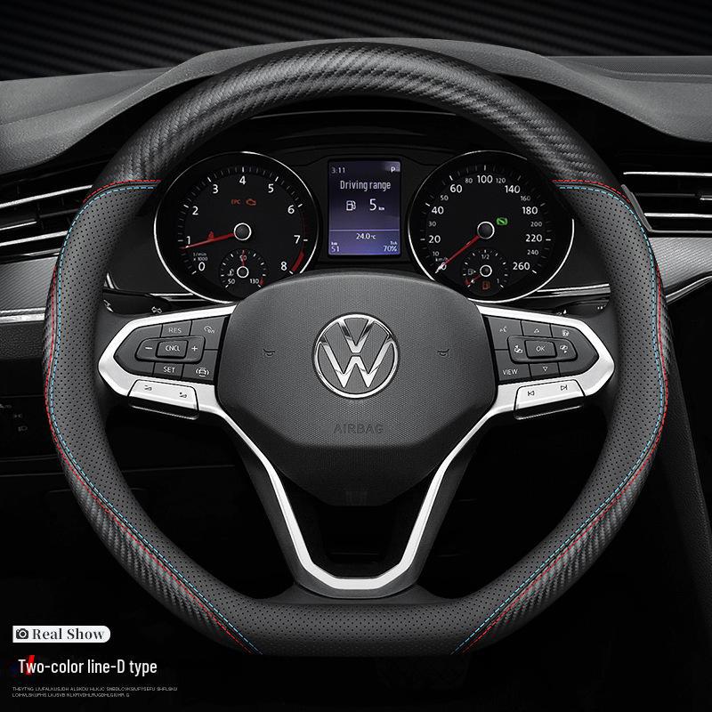Шкіряна накладка на кермо для VW Lavida, Sagitar, Magotan, Tanyue, Tiguan L, Santana та Bora 38 cm
Шкіряна накладка на кермо для VW Lavida, Sagitar, Magotan, Tanyue, Tiguan L, Santana та Bora 38 cm