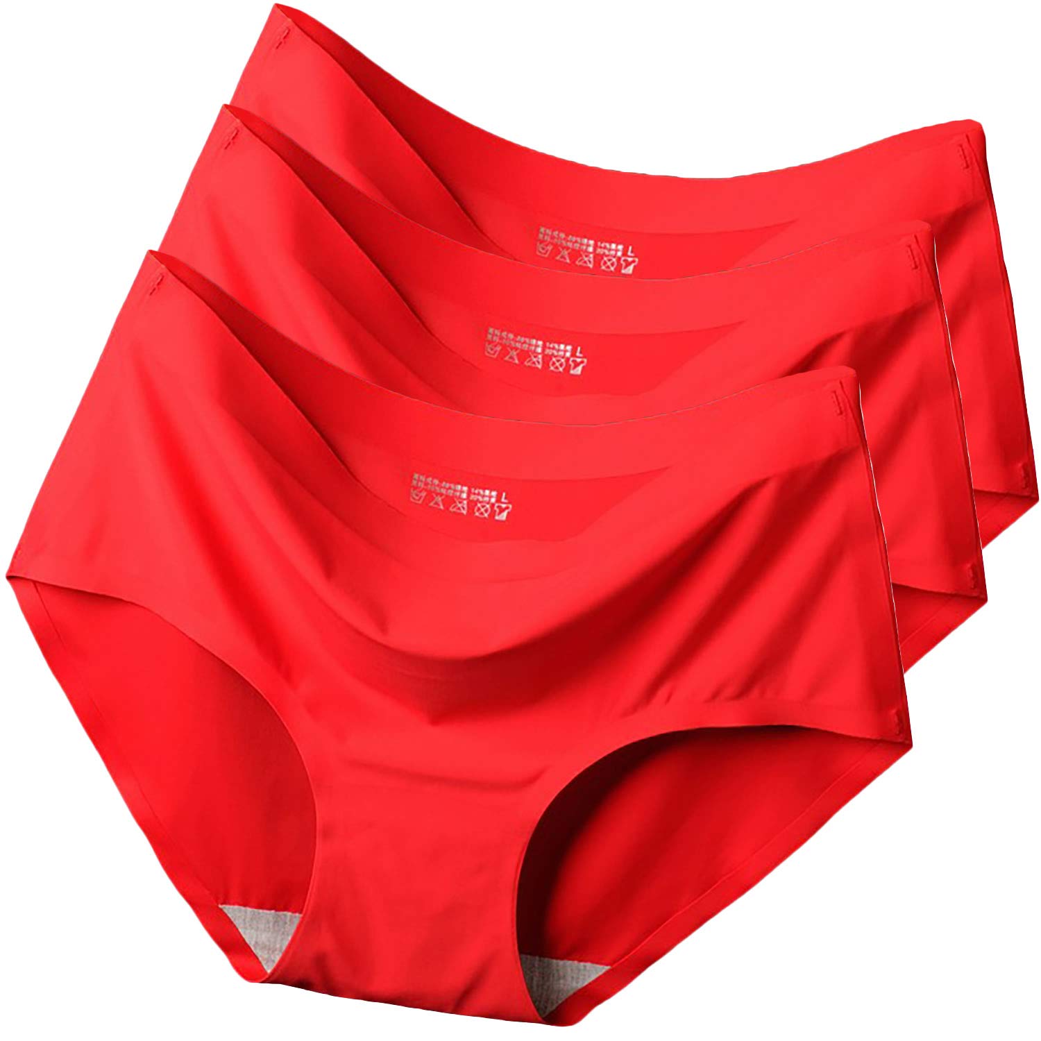 Pellforia Seamless Seamless Solid Set of Size M Women s Panties, Underwear, Red, 3, (rd_3st-M)
Pellforia Seamless Seamless Solid Set of Size M Women s Panties, Underwear, Red, 3, (rd_3st-M)
