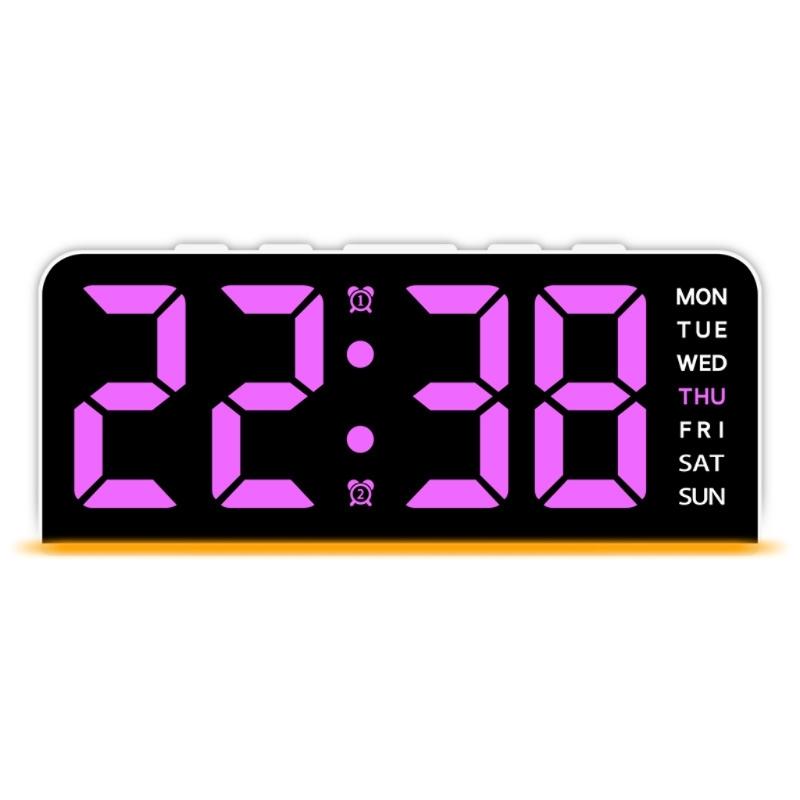 6inch LED Digital Clock With Bottom Lighting Adjustabl Brightness Optional Color Lights Multifunction Alarm Clock
6inch LED Digital Clock With Bottom Lighting Adjustabl Brightness Optional Color Lights Multifunction Alarm Clock