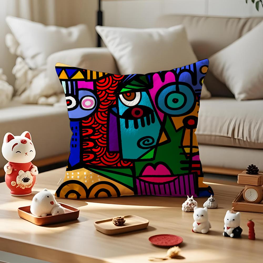 Colorful Abstract Faces Pillow Case Antidustmite Pillowcase Invisible Zipper Silky Short Plush Sofa Cushion Cover 30x30cm
Colorful Abstract Faces Pillow Case Antidustmite Pillowcase Invisible Zipper Silky Short Plush Sofa Cushion Cover 30x30cm