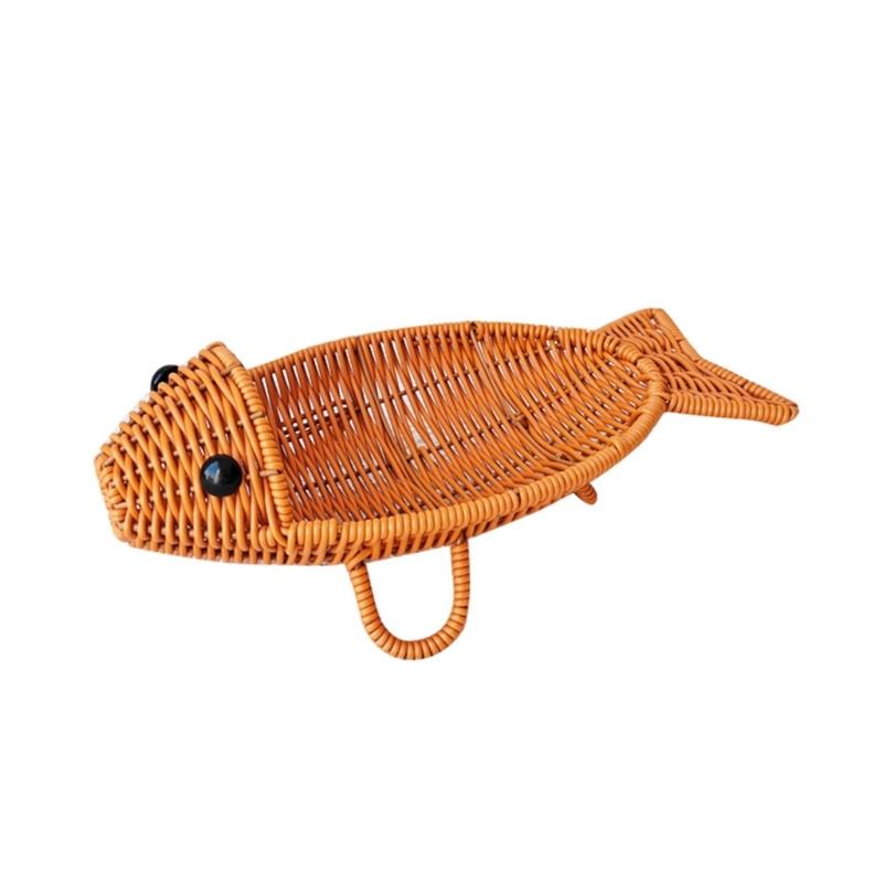 Decorative Fish Shape Woven Basket Elegant Fish Shape Basket Faux Rattan Holders For Organizing Fruits And Snacks S
Decorative Fish Shape Woven Basket Elegant Fish Shape Basket Faux Rattan Holders For Organizing Fruits And Snacks S