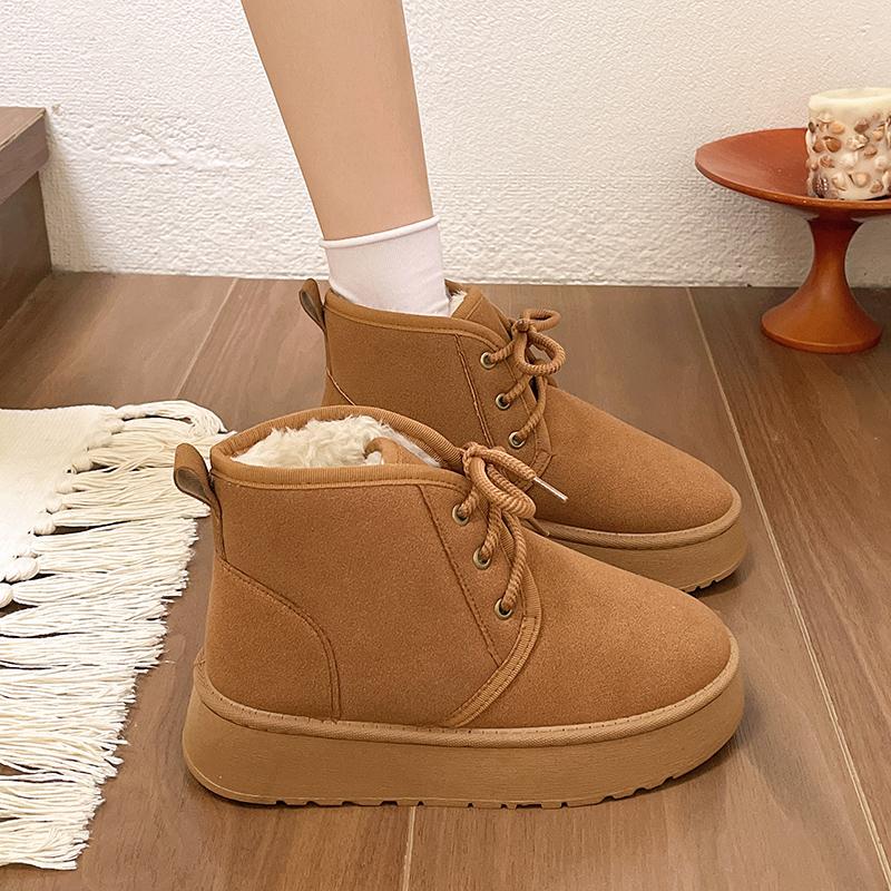 Woman Snow Boots Winter Thickened Fluff Warm Ankle Boots Woman Fashion Outdoor Lace Up Platform Shoes for Women Botas De Mujer 35 чёрный
Woman Snow Boots Winter Thickened Fluff Warm Ankle Boots Woman Fashion Outdoor Lace Up Platform Shoes for Women Botas De Mujer 35 чёрный