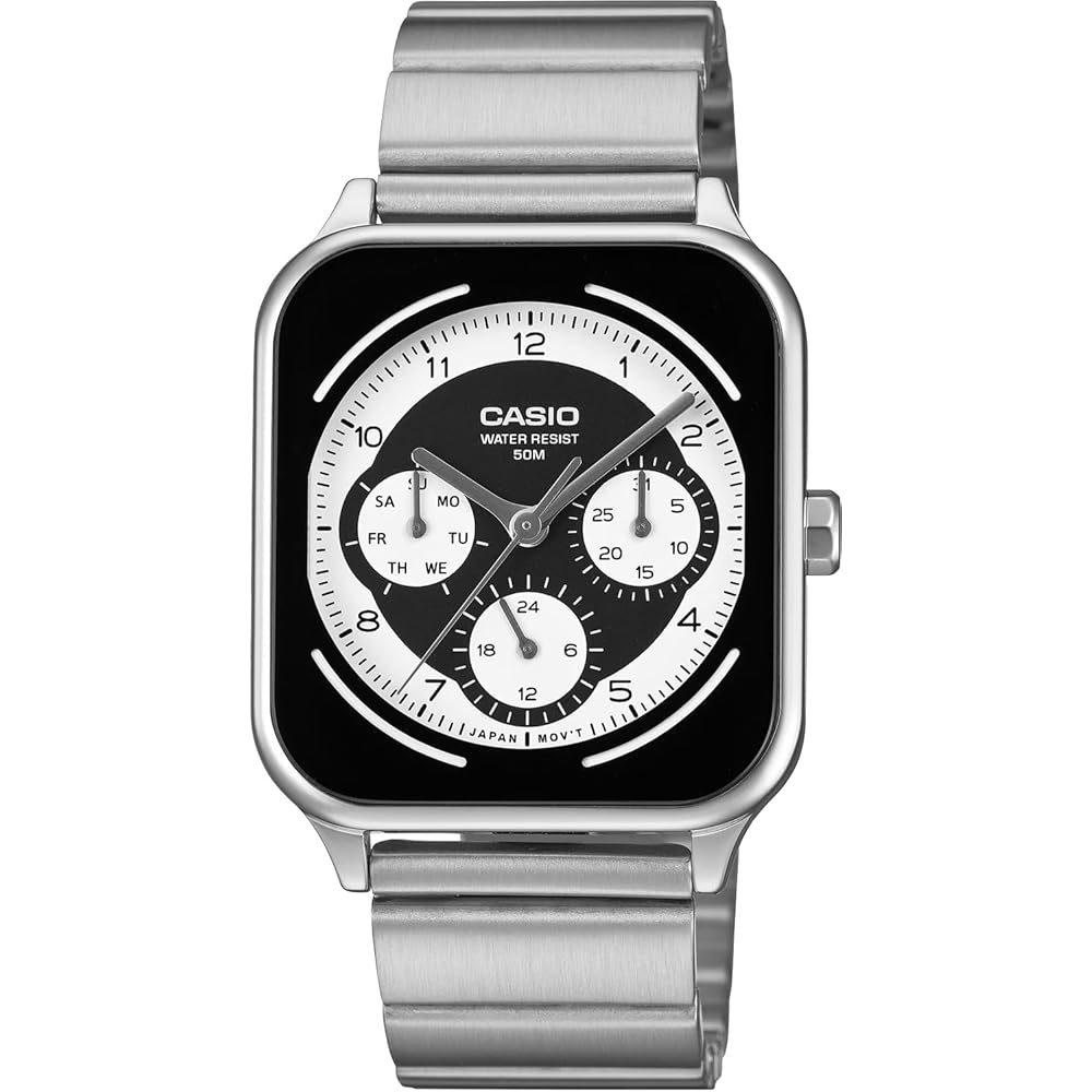 Casio MTP-M307D-1BV Standard Round Rectangle Analog Men s Watch Black Multi-Function 24-Hour Display
Casio MTP-M307D-1BV Standard Round Rectangle Analog Men s Watch Black Multi-Function 24-Hour Display